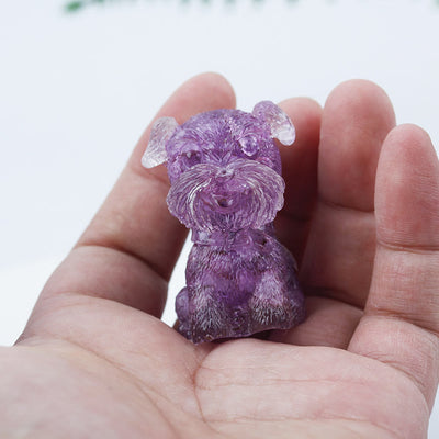 Olivenorma Crystal Gravel Epoxy Mini Schnauzer Gemstone Decoration - image 92