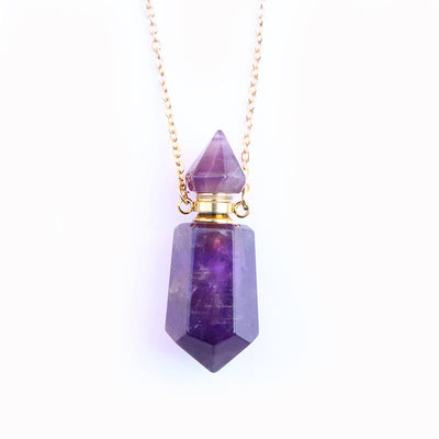 Olivenorma Essential Oil Diffuser Pendulum Bottle Necklace
