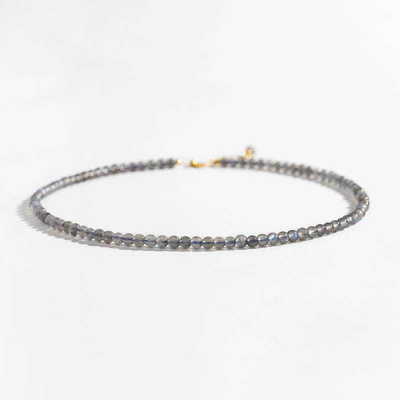 Olivenorma Natural Labradorite Fine Beads Bracelet