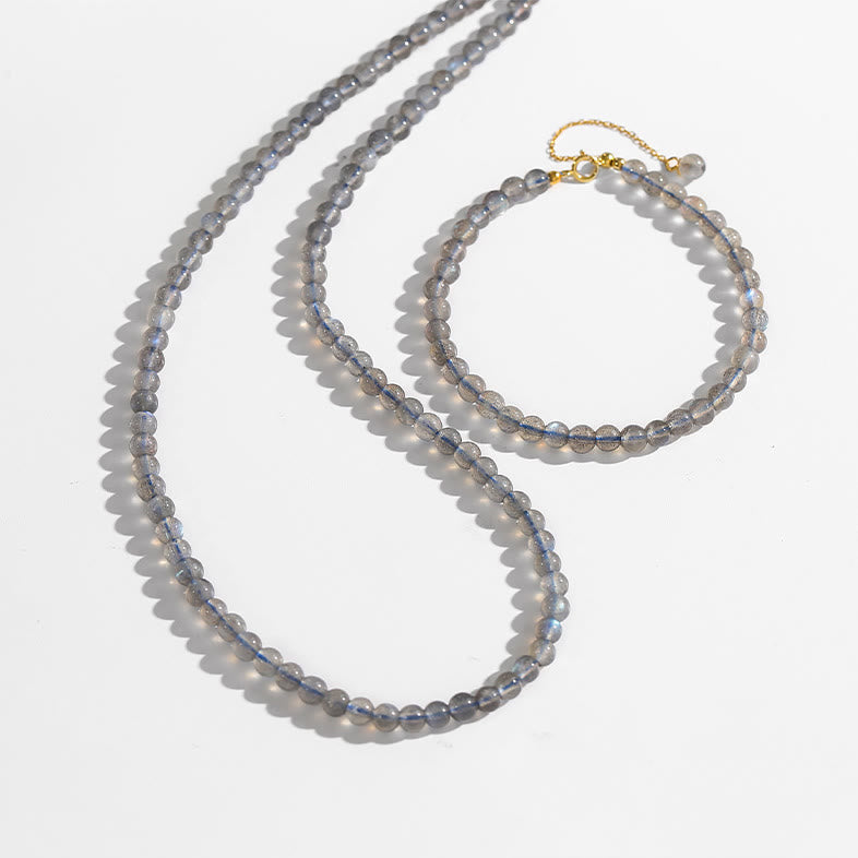 Olivenorma Natural Labradorite Fine Beads Bracelet