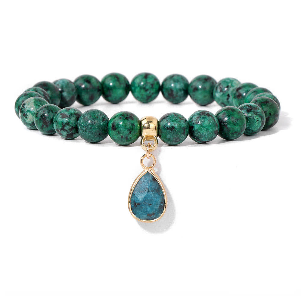 Olivenorma 8mm Natural Irregular Crystal Beads Bracelet