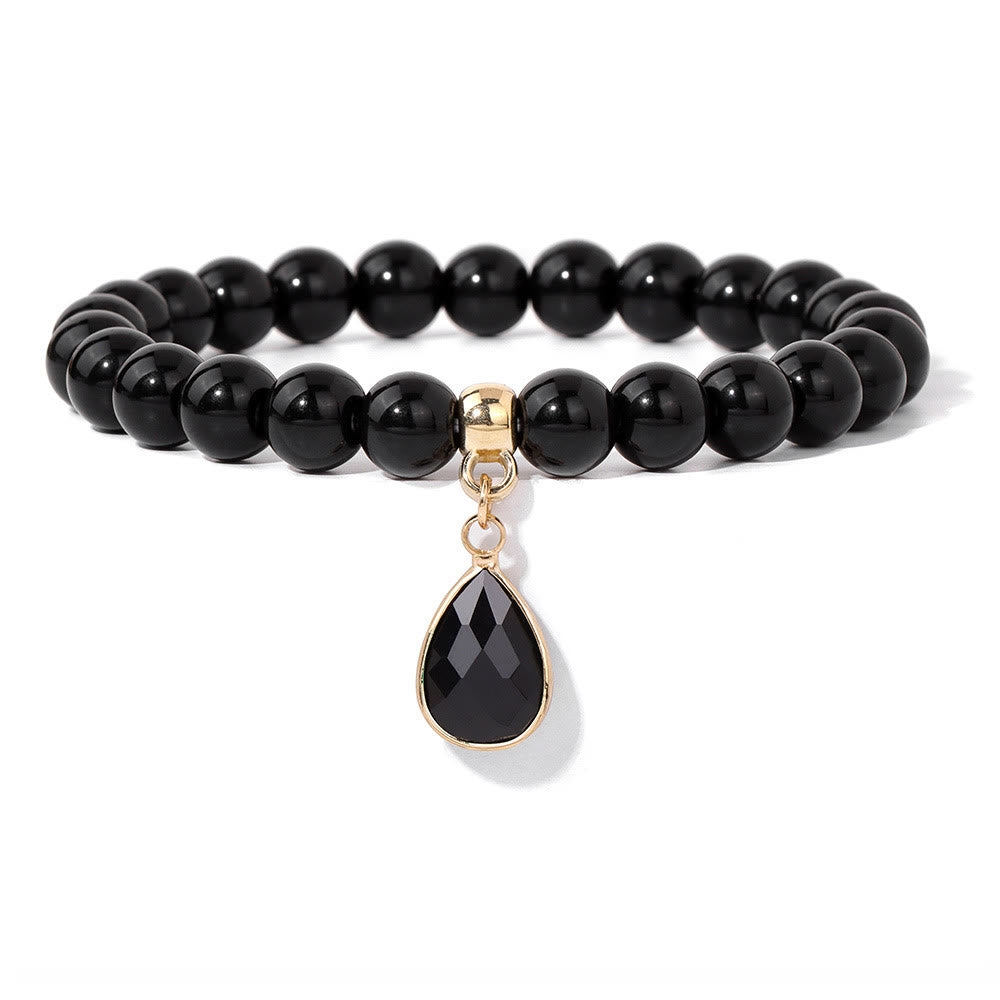 Olivenorma 8mm Natural Irregular Crystal Beads Bracelet
