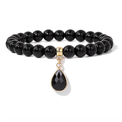 Olivenorma 8mm Natural Irregular Crystal Beads Bracelet