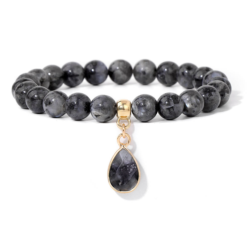 Olivenorma 8mm Natural Irregular Crystal Beads Bracelet
