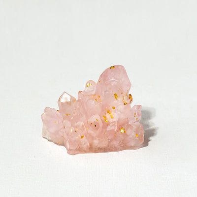 Olivenorma Natural Stone Gravel Epoxy Crystal Cluster Gemstone Decoration - Rose Quartz - Large Crystal Cluster: 5.5*2.7*4.5cm - image 19