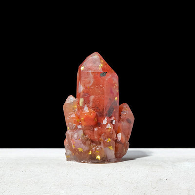 Olivenorma Natural Stone Gravel Epoxy Crystal Cluster Gemstone Decoration - Red Agate - Small Crystal Cluster: 4*2.5cm - image 13