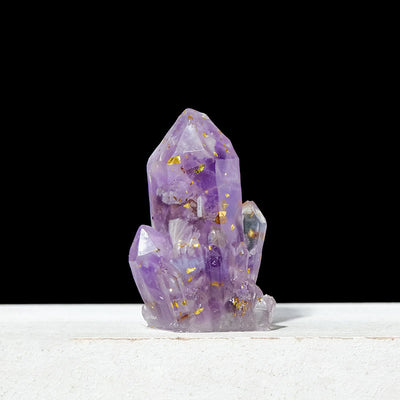 Olivenorma Natural Stone Gravel Epoxy Crystal Cluster Gemstone Decoration - Amethyst - Small Crystal Cluster: 4*2.5cm - image 1