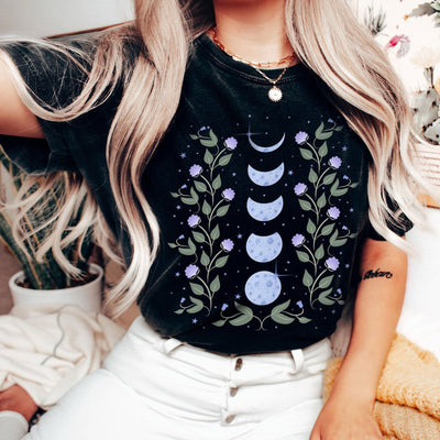 Olivenorma Celestial Moon Phases T-Shirt