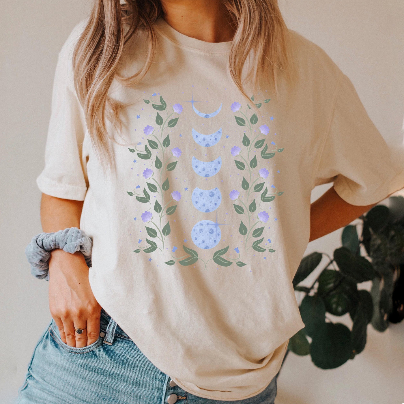 Olivenorma Celestial Moon Phases T-Shirt