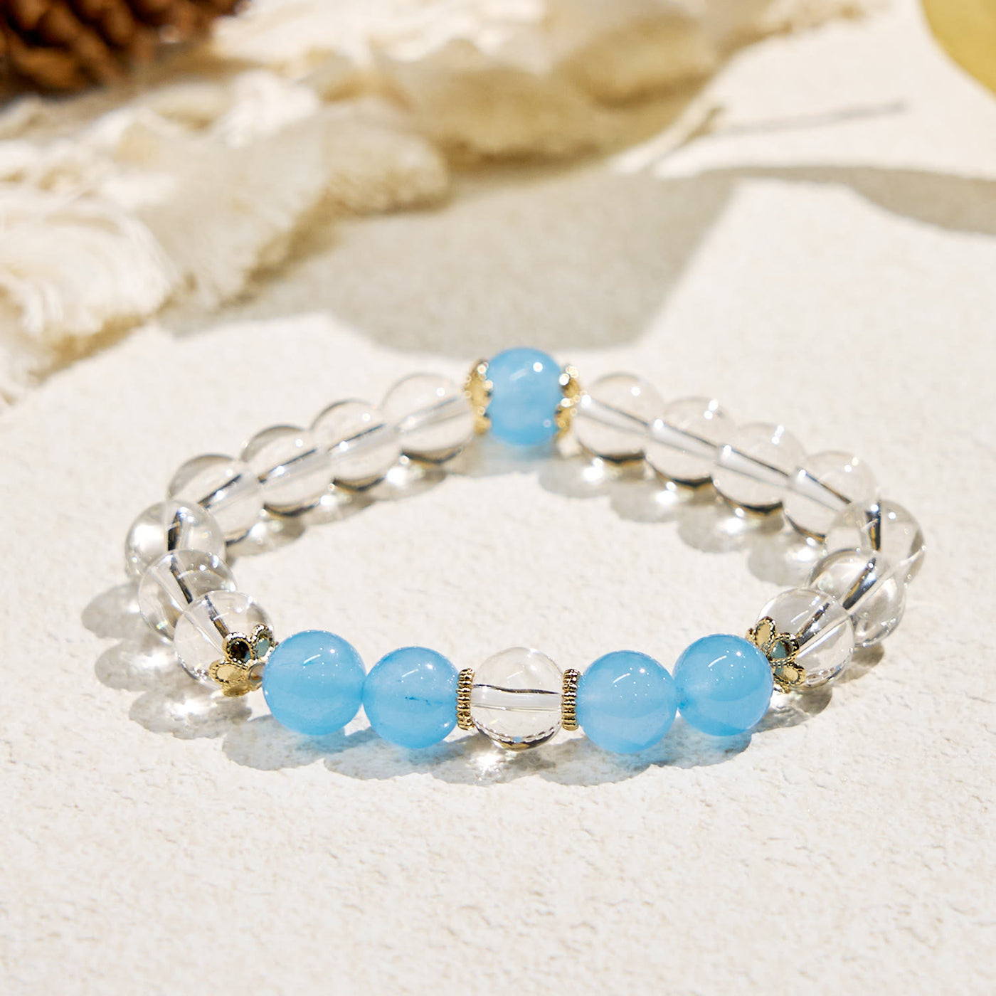 Olivenorma "Harmony Breeze" Natural Stone Inner-Strength Bracelet - image 6