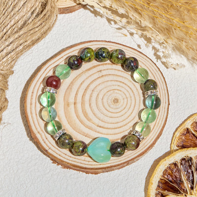 Olivenorma "​​Meadow Heart" Fluorite Mood Relief Essential Oil Bracelet - image 7