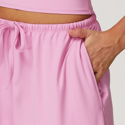 Olivenorma Loose Drawstring Wide-Leg Pants