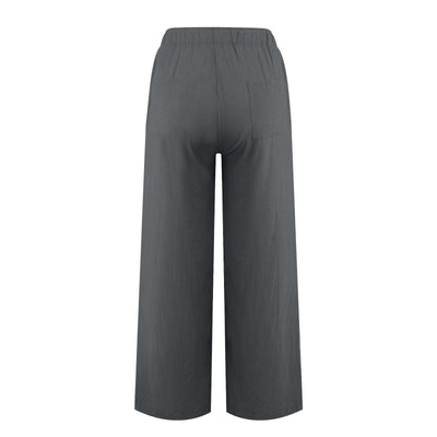Olivenorma Women's Cotton Linen Wide Leg Pants