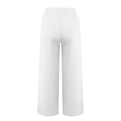 Olivenorma Women's Cotton Linen Wide Leg Pants