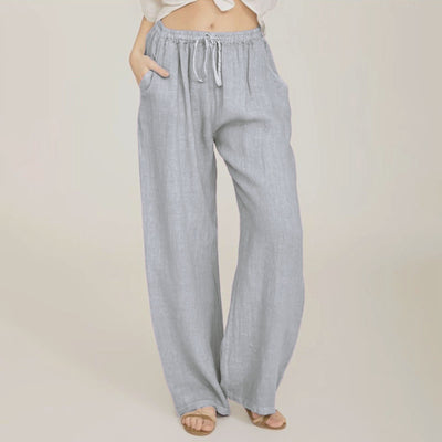 Olivenorma Women's Cotton Linen Wide Leg Pants