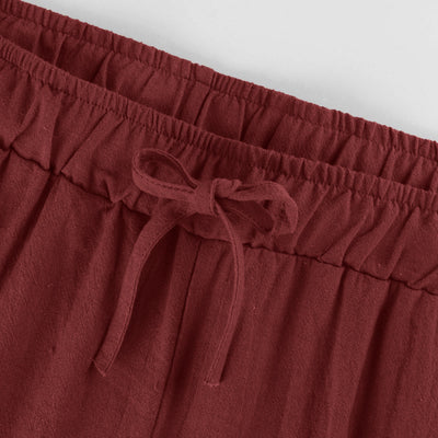 Olivenorma Women's Cotton Linen Wide Leg Pants