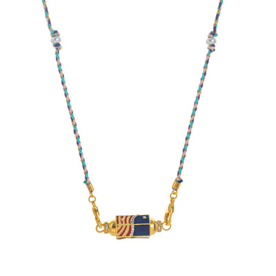 Olivenorma Braided Rope Colorful Tarot Kaleidoscope Pendant Necklace - Style #09 - image 20
