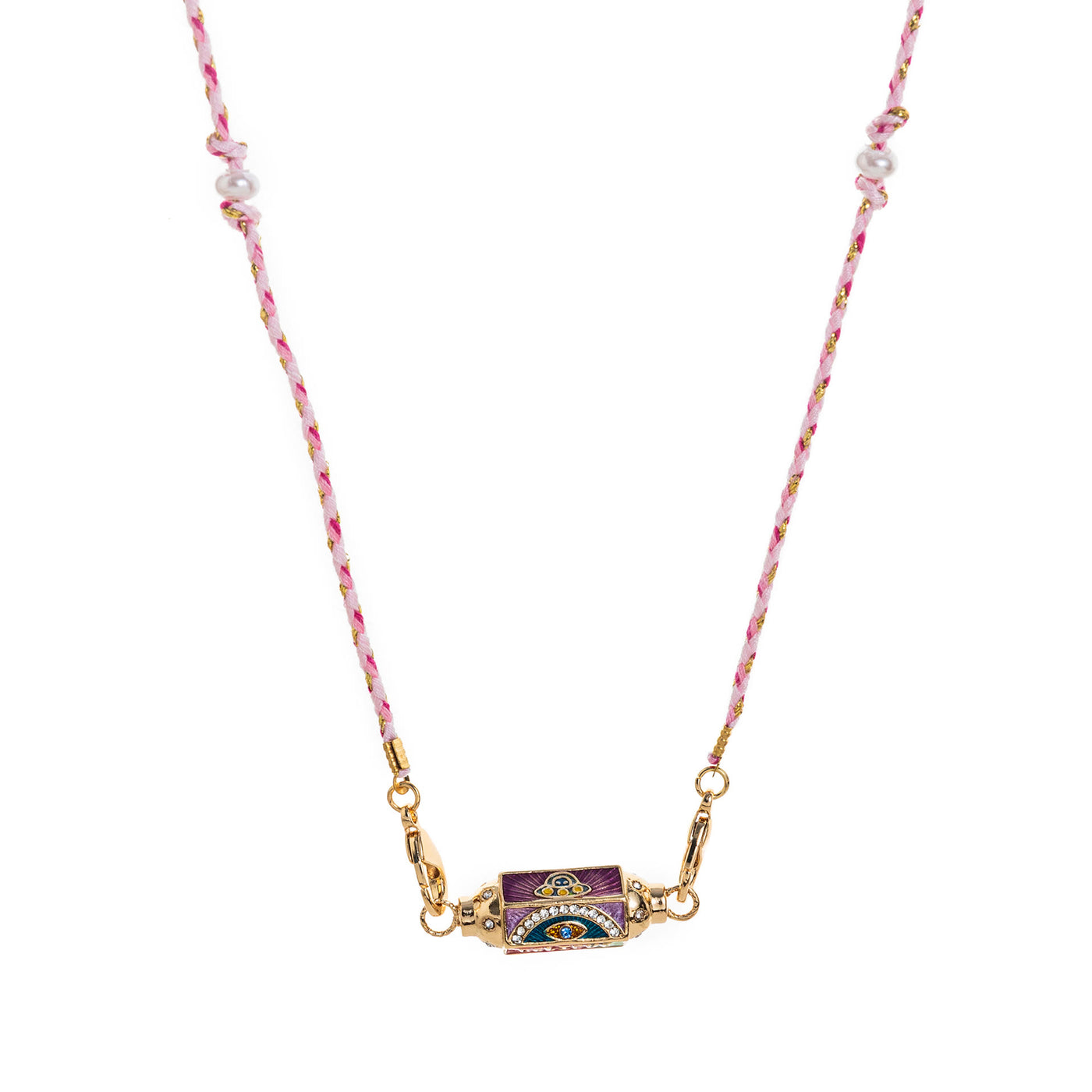 Olivenorma Braided Rope Colorful Tarot Kaleidoscope Pendant Necklace - Style #03 - image 14