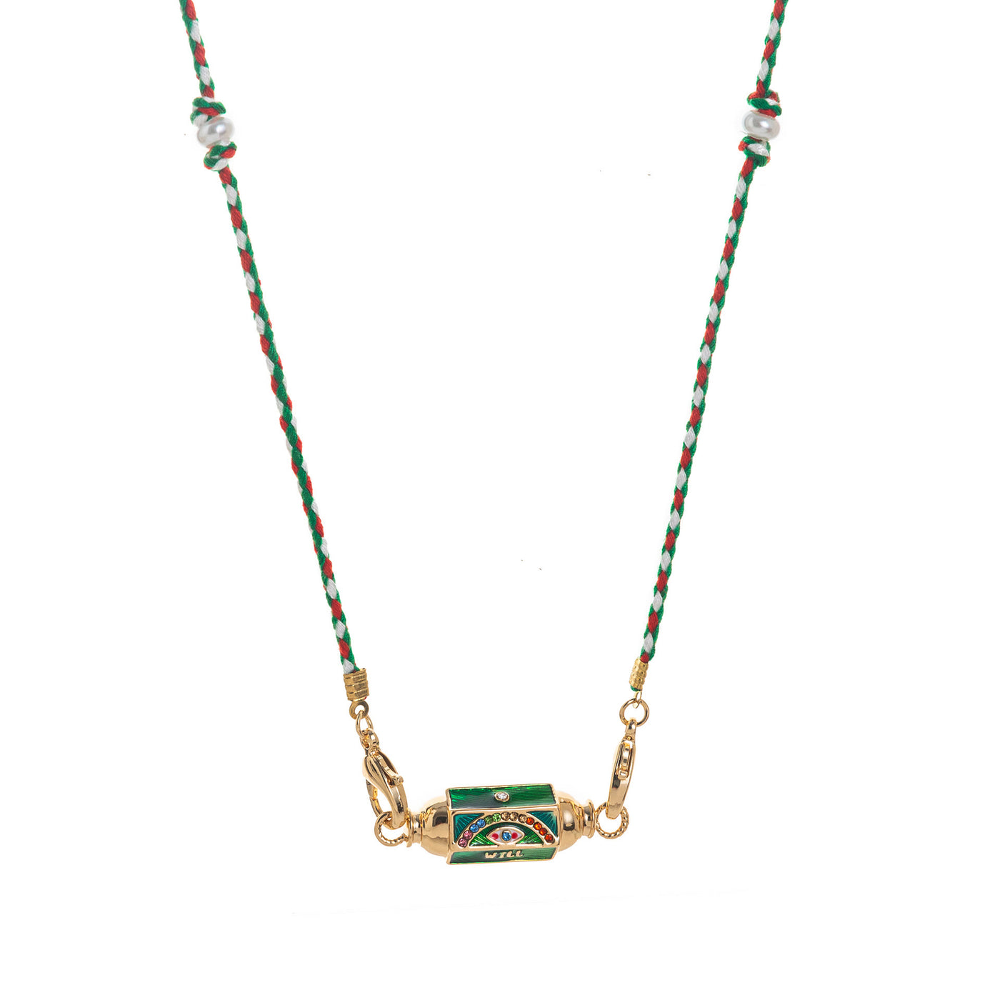 Olivenorma Braided Rope Colorful Tarot Kaleidoscope Pendant Necklace - Style #05 - image 16