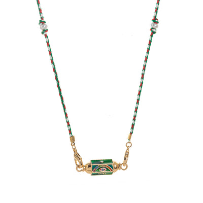 Olivenorma Braided Rope Colorful Tarot Kaleidoscope Pendant Necklace - Style #05 - image 16