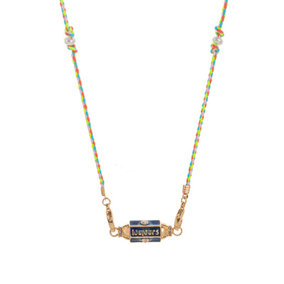 Olivenorma Braided Rope Colorful Tarot Kaleidoscope Pendant Necklace - Style #13 - image 24
