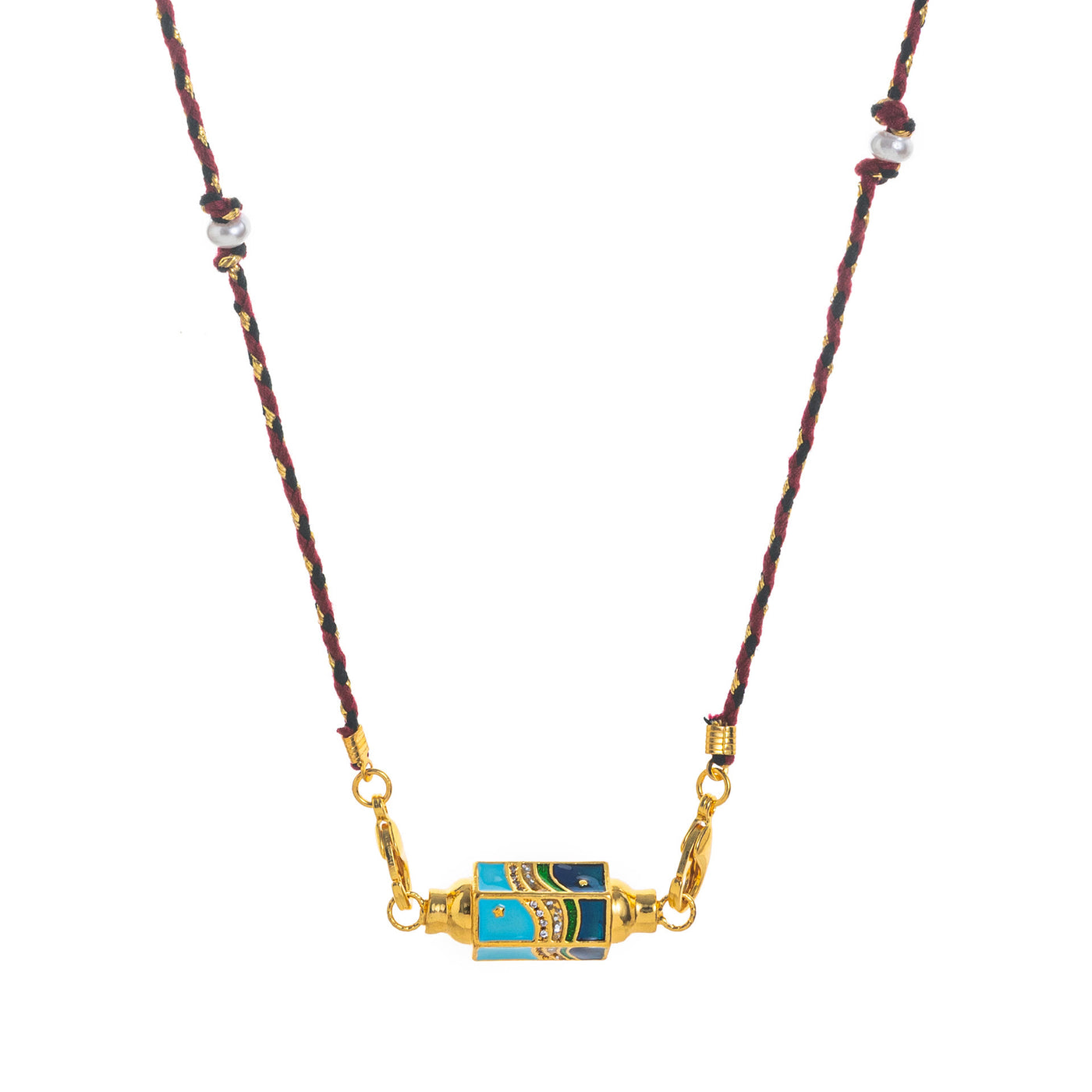 Olivenorma Braided Rope Colorful Tarot Kaleidoscope Pendant Necklace - Style #08 - image 19