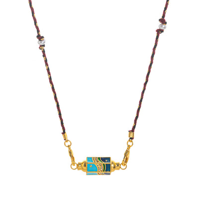 Olivenorma Braided Rope Colorful Tarot Kaleidoscope Pendant Necklace - Style #08 - image 19