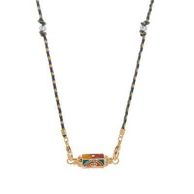 Olivenorma Braided Rope Colorful Tarot Kaleidoscope Pendant Necklace - Style #04 - image 15