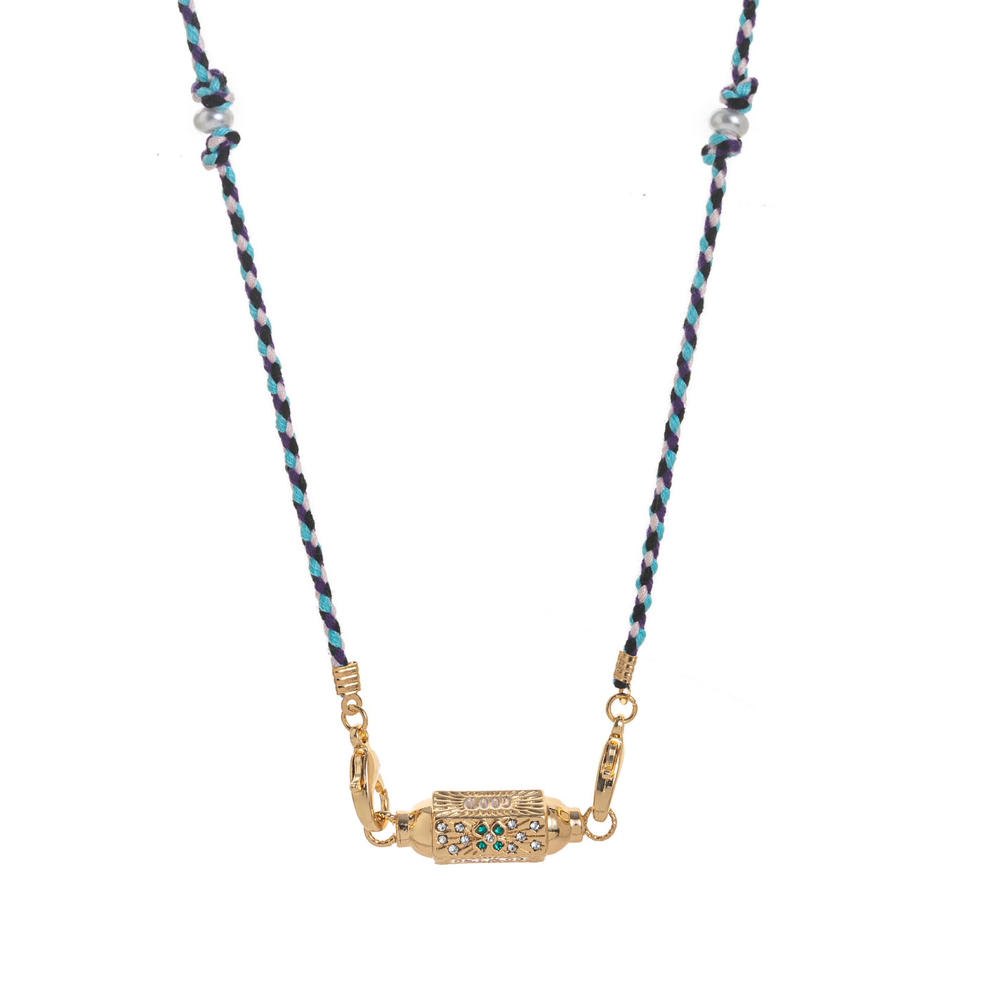 Olivenorma Braided Rope Colorful Tarot Kaleidoscope Pendant Necklace - Style #02 - image 13