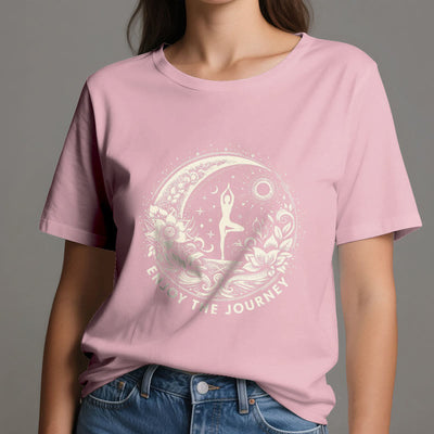 Olivenorma "ENJOY THE JOURNEY" Yoga Spiritual Tee T-Shirt - image 17