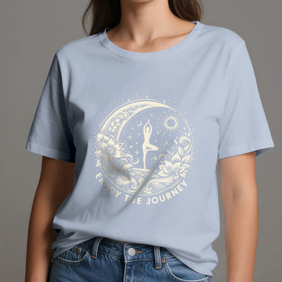 Olivenorma "ENJOY THE JOURNEY" Yoga Spiritual Tee T-Shirt - image 15