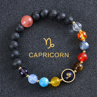 Olivenorma Eight Planets Zodiac Lava Stone Bracelet - Capricorn - image 8