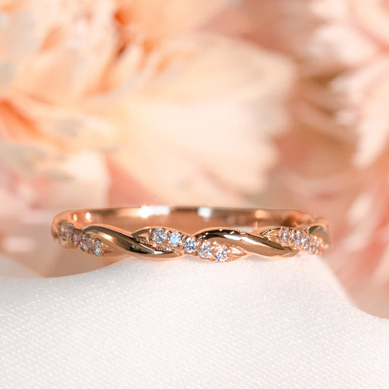 Olivenorma "Bound by Grace" Twisted Love Ring