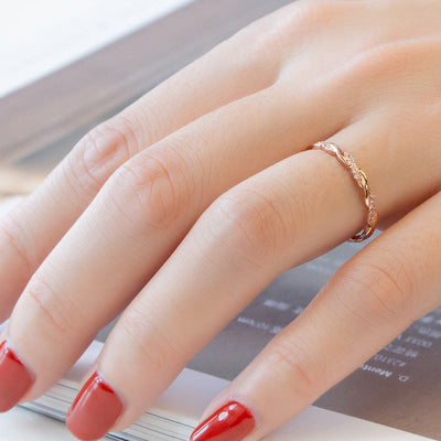Olivenorma "Bound by Grace" Twisted Love Ring