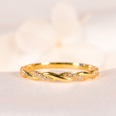 Olivenorma "Bound by Grace" Twisted Love Ring