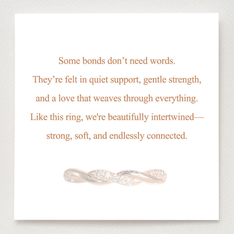 Olivenorma "Bound by Grace" Twisted Love Ring