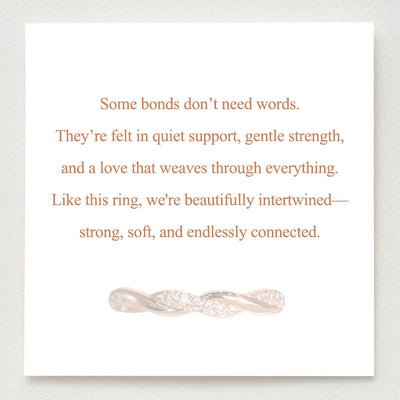 Olivenorma "Bound by Grace" Twisted Love Ring