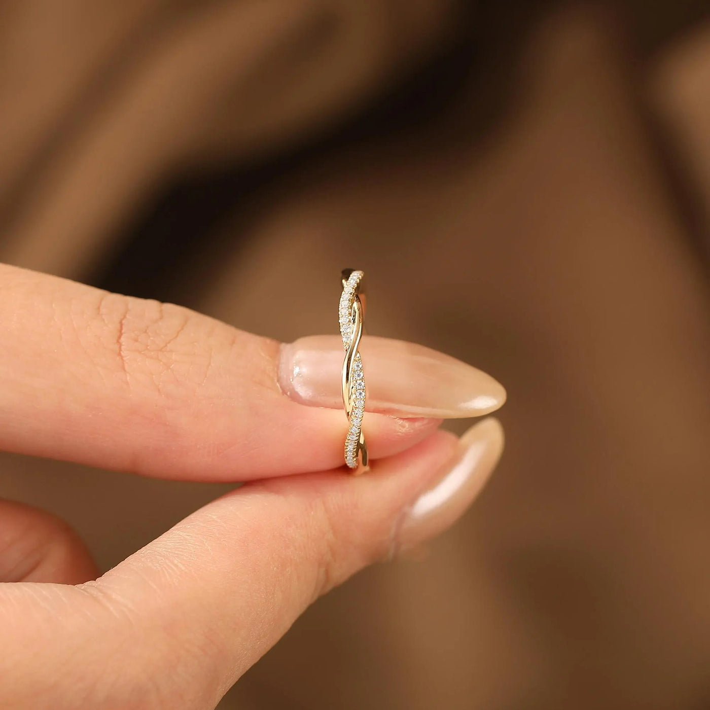 Olivenorma "Bound by Grace" Twisted Love Ring