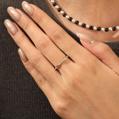 Olivenorma "Bound by Grace" Twisted Love Ring