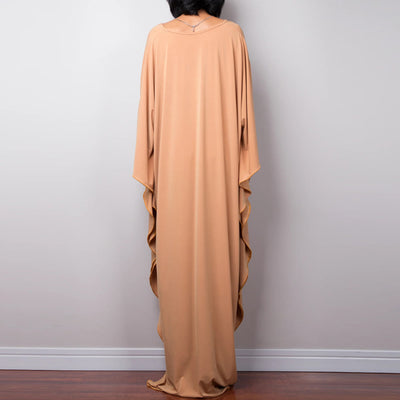 Olivenorma Beach Sun Protection Shirt Woven Design Kaftan Dress
