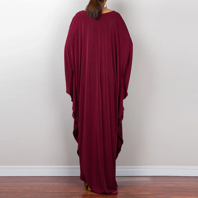 Olivenorma Beach Sun Protection Shirt Woven Design Kaftan Dress