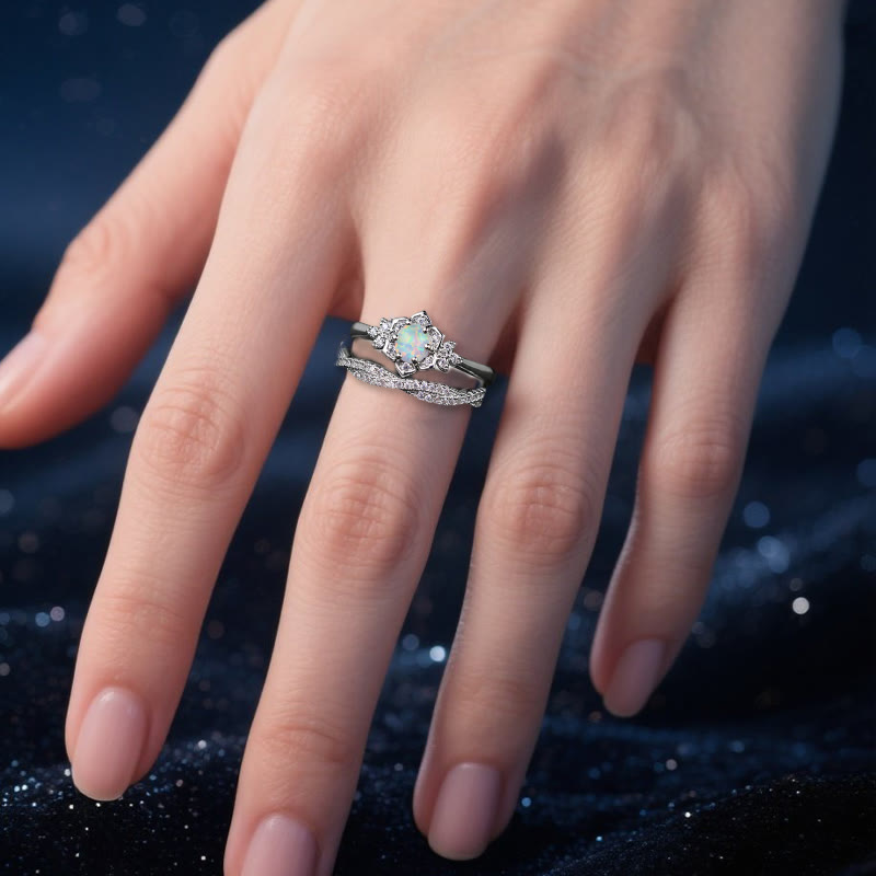 Olivenorma Iris Bloom Ring - image 2