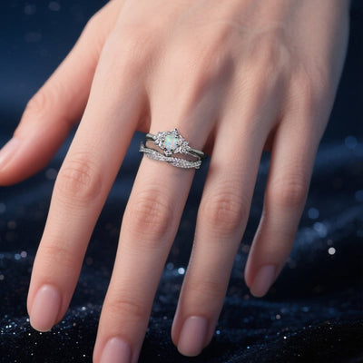 Olivenorma Iris Bloom Ring - image 2