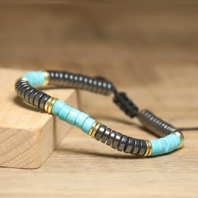 Olivenorma Nautral Crystal Adjustable Beaded Braided Bracelet - image 15