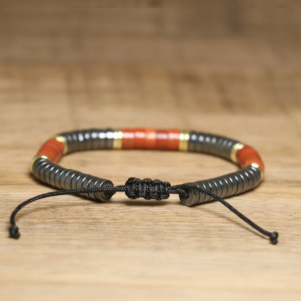 Olivenorma Nautral Crystal Adjustable Beaded Braided Bracelet - image 10