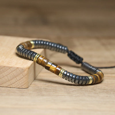 Olivenorma Nautral Crystal Adjustable Beaded Braided Bracelet - image 5