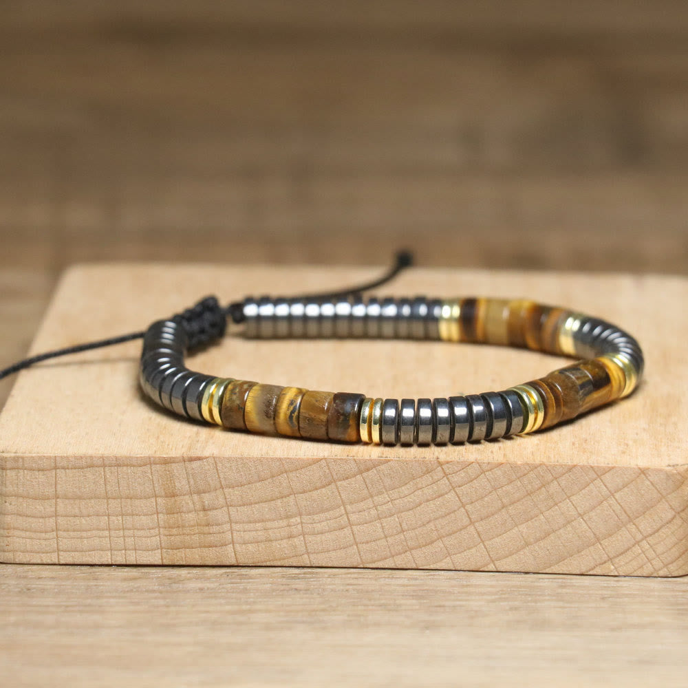 Olivenorma Nautral Crystal Adjustable Beaded Braided Bracelet - image 4