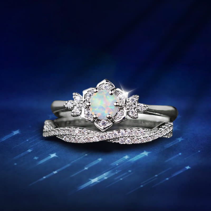 Olivenorma Iris Bloom Ring - US 13 - image 1