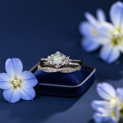 Olivenorma Iris Bloom Ring - image 4