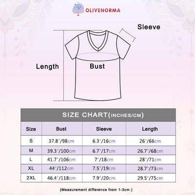Olivenorma Soft Graphic Tee Metatron's Cube V-Neck Spiritual T-Shirts - image 8